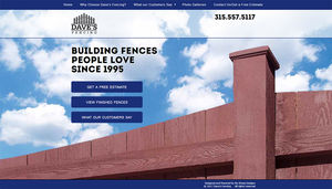 This fence builder wanted a website that was simple but made him stand out from the competition. We visited one of his clients, took photos, and exceeded his expectations!Click to visit website